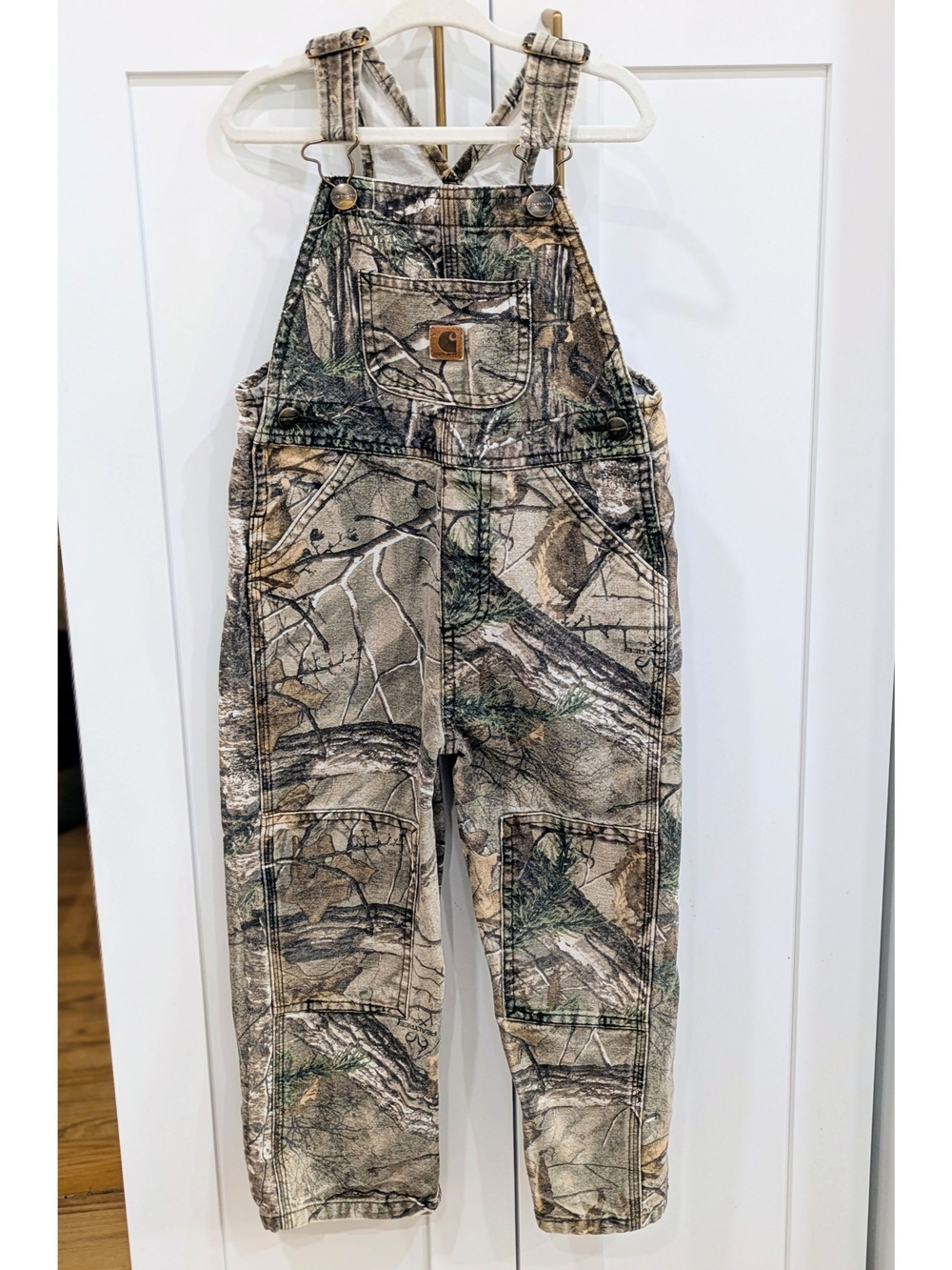 Carhartt Kids Camo Realtree Overalls - Brown/Green